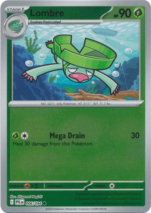 Lombre - 006/094 - Common - Reverse Holo