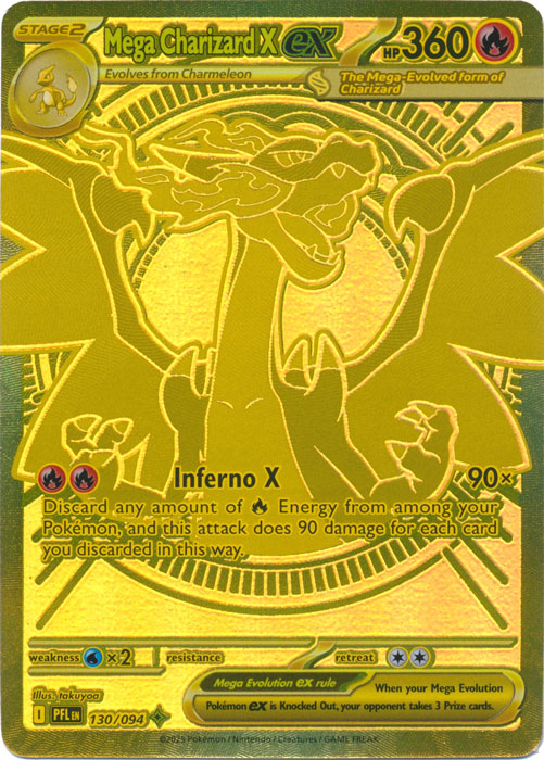 Mega Charizard X ex - 130/094 - Mega Hyper Rare