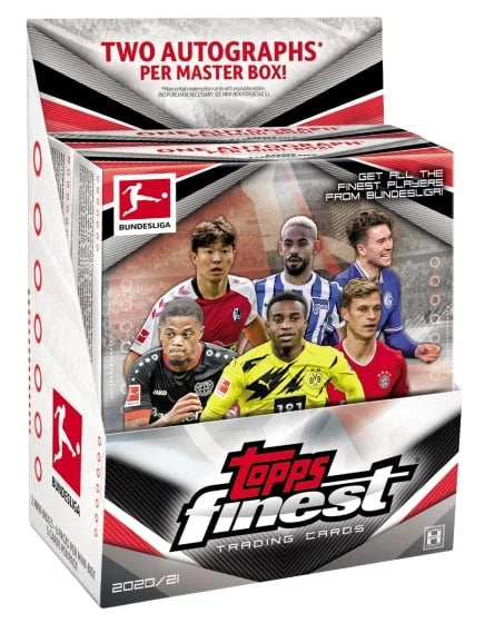 2020-21 Topps Bundesliga Finest Soccer Hobby Box available at 401 Games Canada