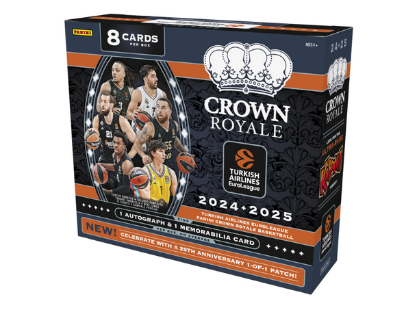 2024-25 Panini Turkish Airlines EuroLeague Crown Royale Basketball Hobby Box