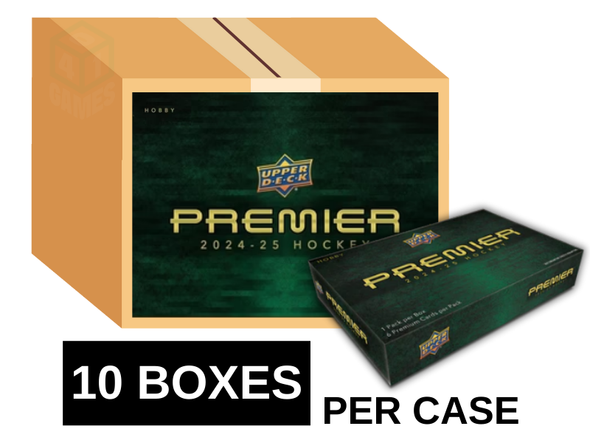 2024-25 Upper Deck Premier Hockey Hobby 10 Box Case