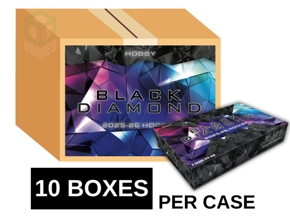 2025-26 Upper Deck Black Diamond Hockey Hobby 10 Box Case