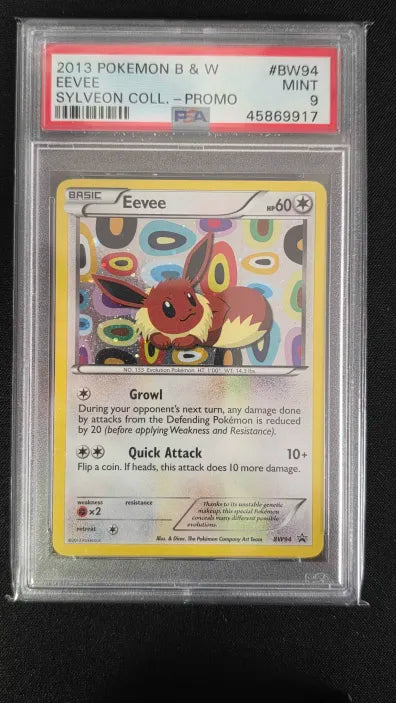 Eevee - Black Star Promo - Holo Rare MINT PSA 9