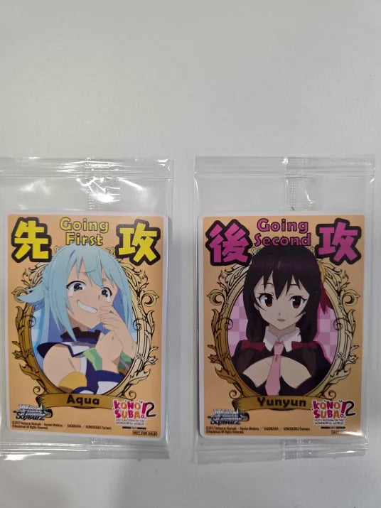 Konosuba  "Going First" and "Going Second" Pair (PR) - Promo