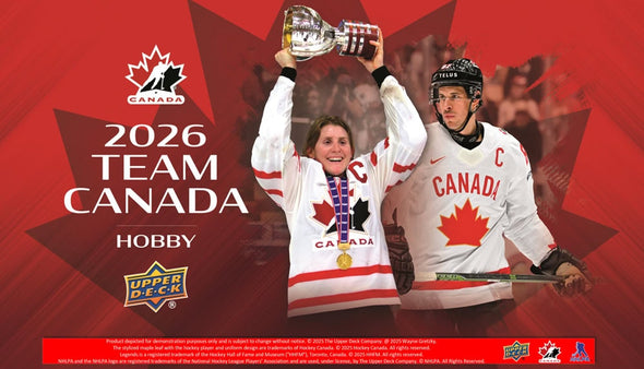 2026 Upper Deck Team Canada Hockey Hobby 12 Box Case (Pre-Order)