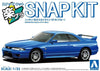 Aoshima - Snap-Kit - Nissan R33 Skyline GT-R (Blue) 1/32 [200360]