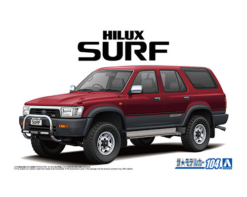 Aoshima - 1991 Toyota VZN130G Hilux Surf SSR-X Wide Body 1/24 [MC104]