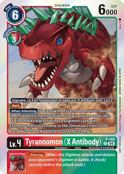 Tyrannomon (X Antibody) (-Chain of Liberation- Upgrade Pack) - P-160 - Promo