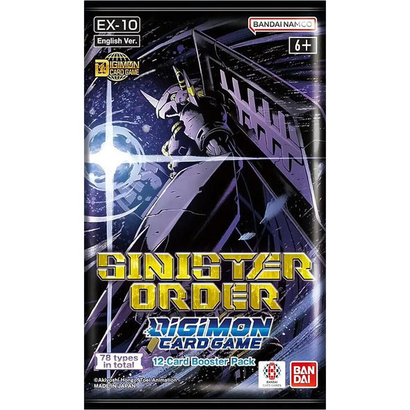 Digimon Card Game - EX-10 - Sinister Order Extra Booster Pack
