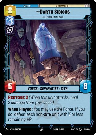Darth Sidious - The Phantom Menace - 039/264 - Special