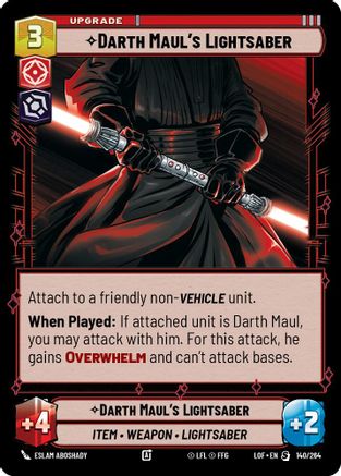 Darth Maul's Lightsaber - 140/264 - Special