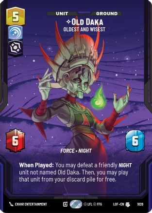 Old Daka - Oldest and Wisest (Prestige) - 1026 - Uncommon