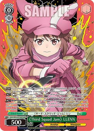 "Third Squad Jam" LLENN (GGR) - GGO/SE50-E01GGRGGR - Gun Gale Rare