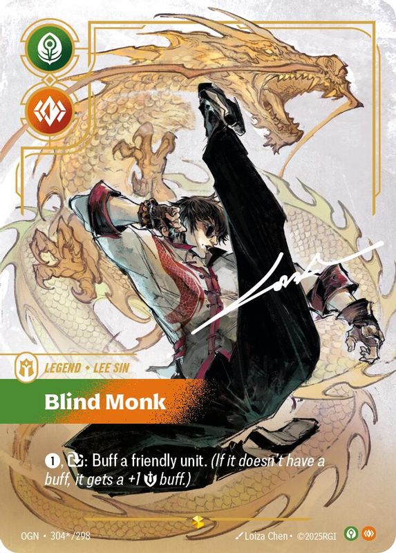 Lee Sin - Blind Monk - 304*/298 - Signature