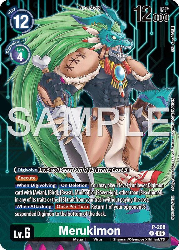Merukimon (Hacker's Slumber Box Promotion Pack) - P-208 - Promo
