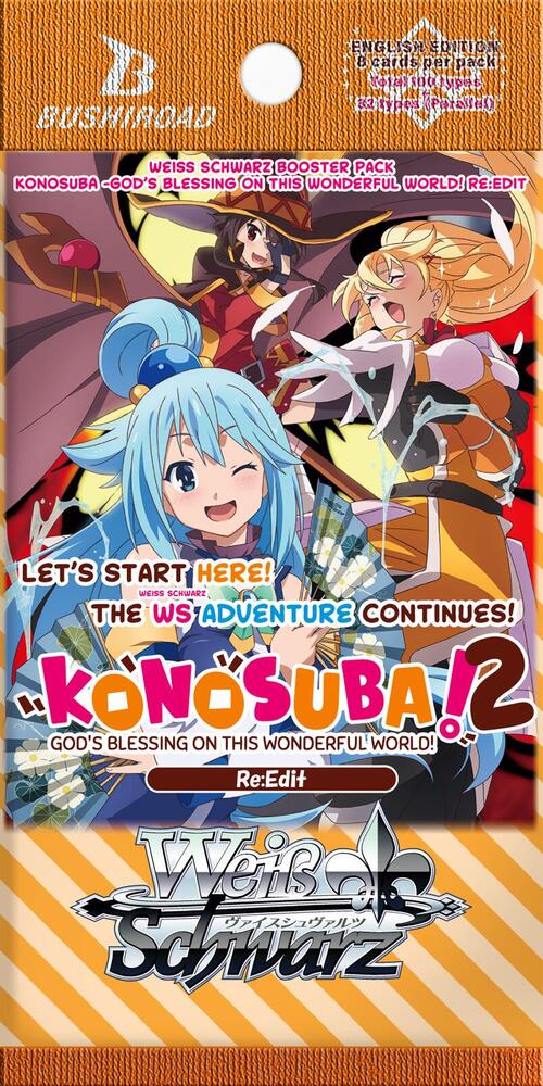 Weiss Schwarz - KONOSUBA - God’s blessing on this wonderful world! Re:Edit Booster Pack