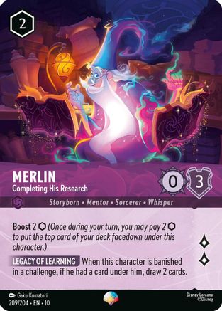 Merlin (Completing His Research) - 209/204 - Epic (Foil)