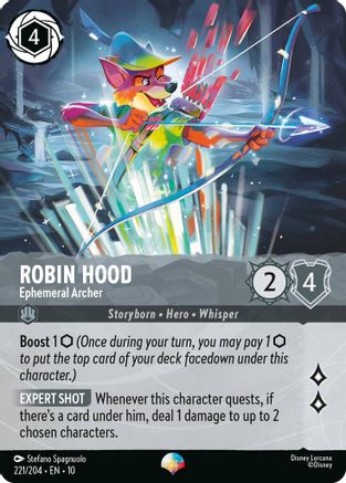Robin Hood (Ephemeral Archer) - 221/204 - Epic (Foil)