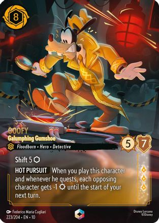 Goofy (Galumphing Gumshoe) - 223/204 - Enchanted