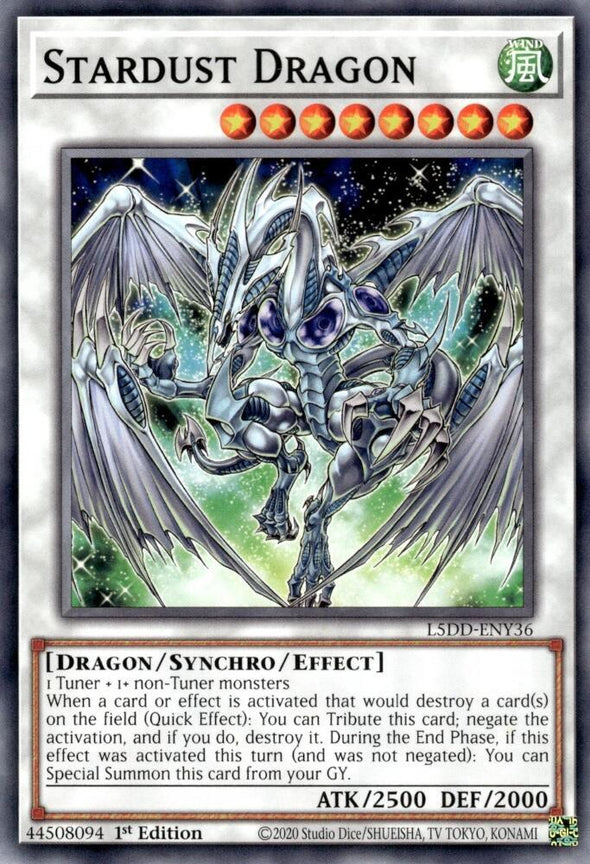 Stardust Dragon (L5DD-ENY36) - L5DD-ENY36 - Common - 1st Edition