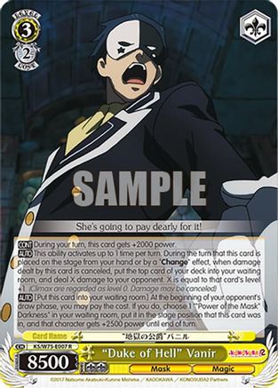 "Duke of Hell" Vanir - KS/W75-E007 - Rare