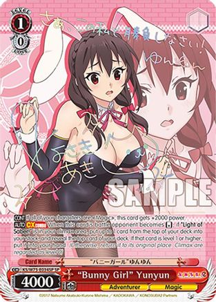 "Bunny Girl" Yunyun (Rainbow SP) - KS/W75-E034SP - Special Rare
