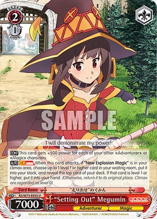 "Setting Out" Megumin - KS/W75-E055 - Uncommon