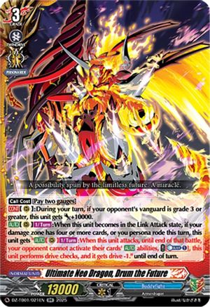 Ultimate Neo Dragon, Drum the Future - DZ-TB01/021EN - Double Rare