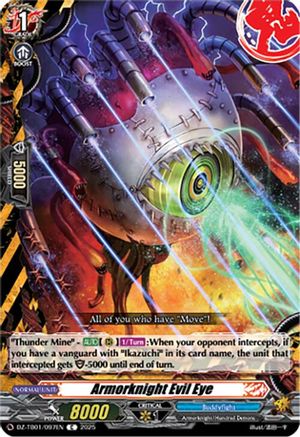 Armorknight Evil Eye - DZ-TB01/097EN - Common