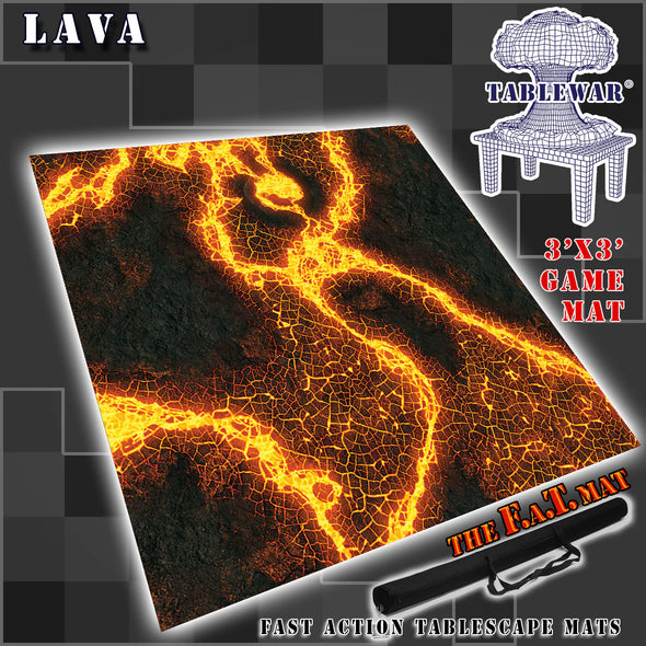 F.A.T. Mats - 3x3 - Lava Planet