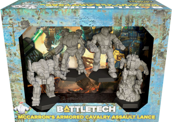 Battletech - Mercenaries - McCarron's Armored Cavalry Assault Lance [35771] (Pre-Order)