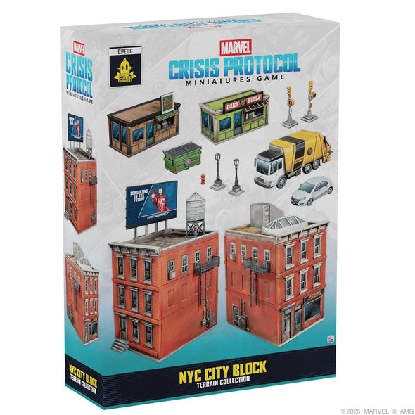 Marvel: Crisis Protocol - NYC City Block Terrain Collection [CPE06] (Pre-Order)