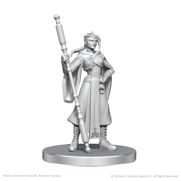 Critical Role Unpainted Minis - Beauregard Lionett & Caleb Widogast [90789]