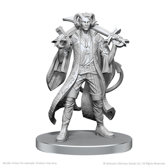 Critical Role Unpainted Minis - Mollymauk Tealeaf & Caduceus Clay [90790]