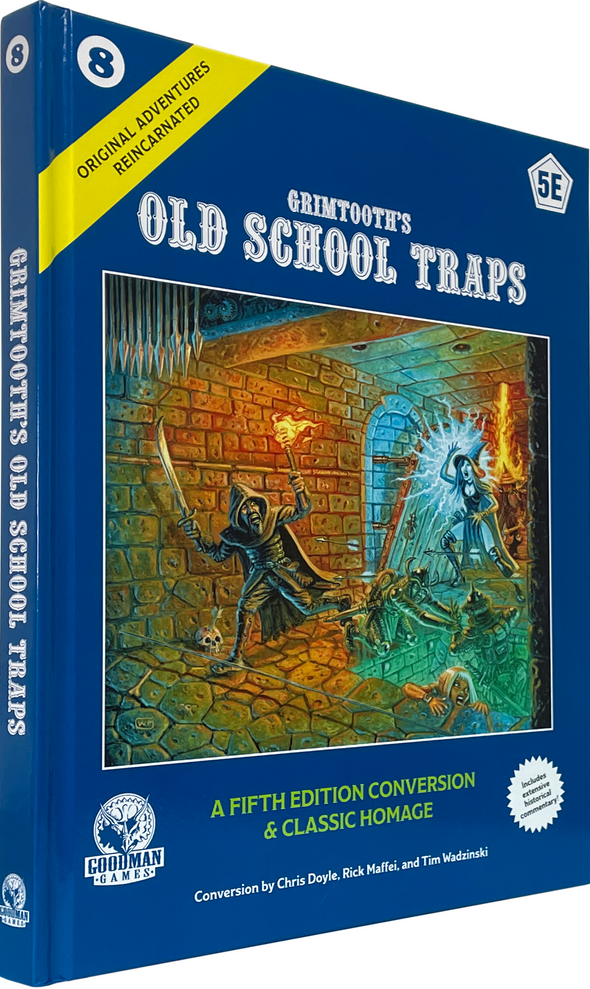 D&D 5E: Original Adventures Reincarnated - #8: Grimtooth's Old School Traps - Reg. Cover (HC)