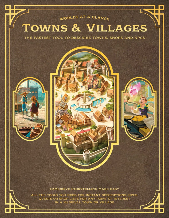 Worlds at a Glance: Towns & Villages - Core Book (HC)