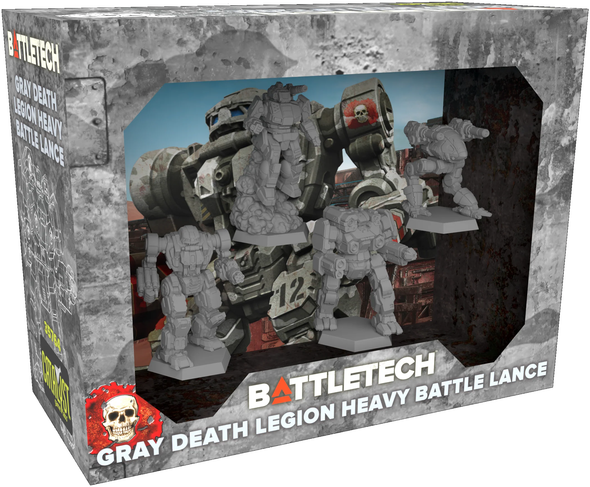 Battletech - Mercenaries - Gray Death Legion Heavy Battle Lance [35765]