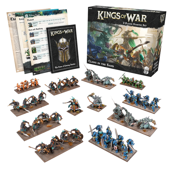 Kings of War - 2 Player Starter Set - Claws in the Sand [MGKWM133] (Pre-Order)
