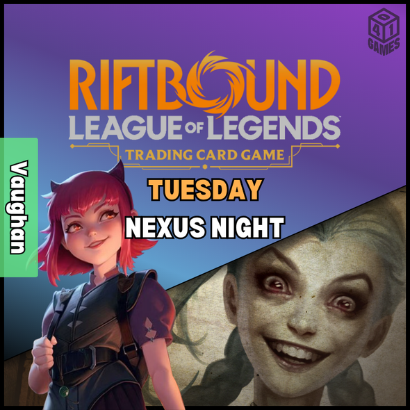 Vaughan Events - Riftbound TCG - Nexus Night