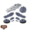 Dystopian Wars - Empire - Ergun Battlefleet Set