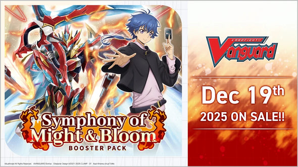 Cardfight!! Vanguard - VGE-DZ-BT011 -Symphony of Might & Bloom Booster Box (Pre-Order)