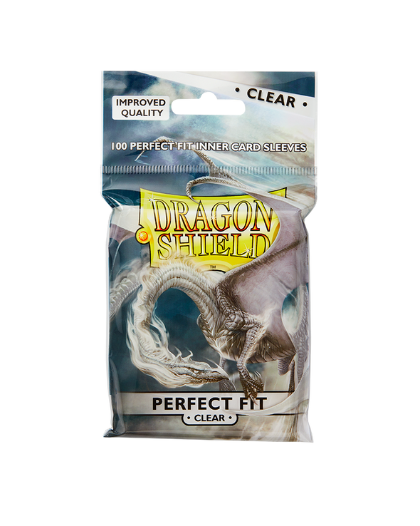 Dragon Shield - 100ct Standard Size - Perfect Fit - Clear available at 401 Games Canada