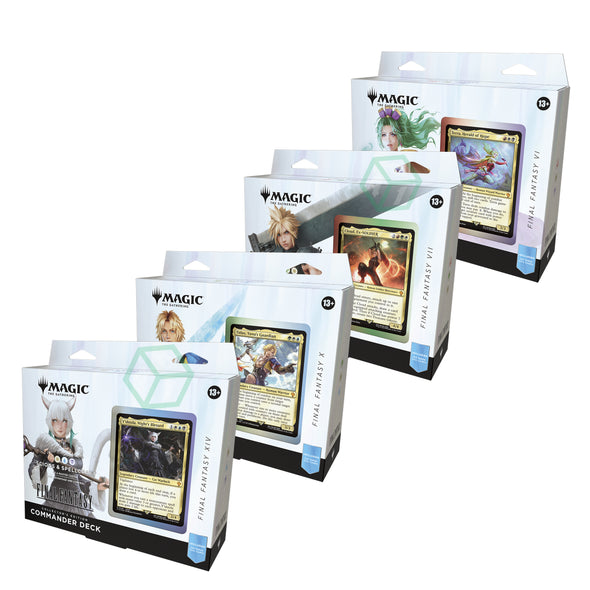 MTG - Universes Beyond: Final Fantasy - Commander Deck - Set of 4 - Collector Edition