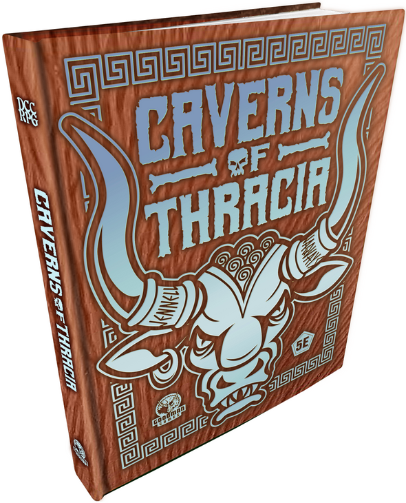 D&D 5E: Original Adventures Reincarnated - #9: Caverns of Thracia - Limited Edition Minotaur Hide Cover (HC)