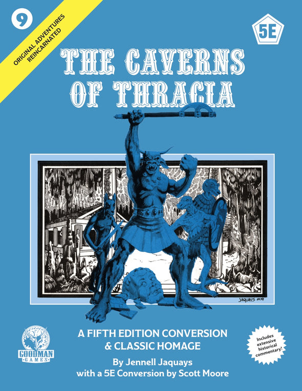 D&D 5E: Original Adventures Reincarnated - #9: Caverns of Thracia - Reg. Cover (HC)