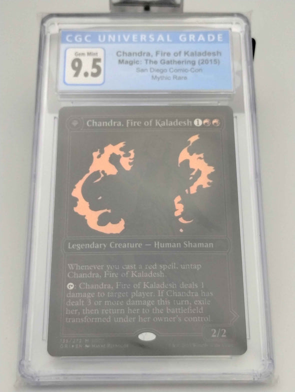 Chandra, Fire of Kaladesh //Chandra, Roaring Flame - San Diego Comic-Con 2015 - CGC Graded 9.5