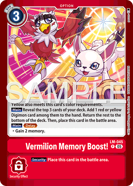 Vermillion Memory Boost! - LM-045 - Promo
