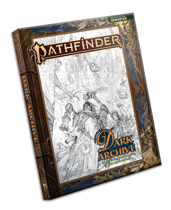 Pathfinder 2E Remastered - Dark Archive - Sketch Cover (HC) (Pre-Order)