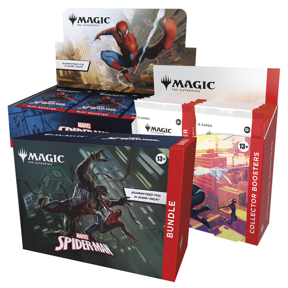 MTG - Universes Beyond: Marvel's Spider-Man - Combo #3 - Play, Collector Booster & Bundle