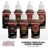 The Army Painter - Warpaints Fanatic - Flexible Triad Plus: Ruddy Browns [WP8089]
